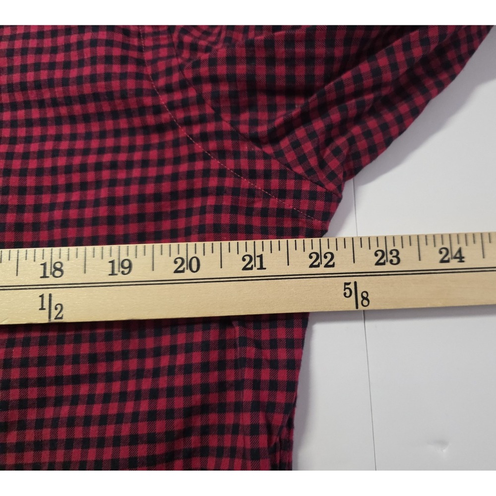 Ralph Lauren Mens Size L Slim‎ Fit Buffalo Plaid Long Sleeve Button Down Shirt - Picture 8 of 12